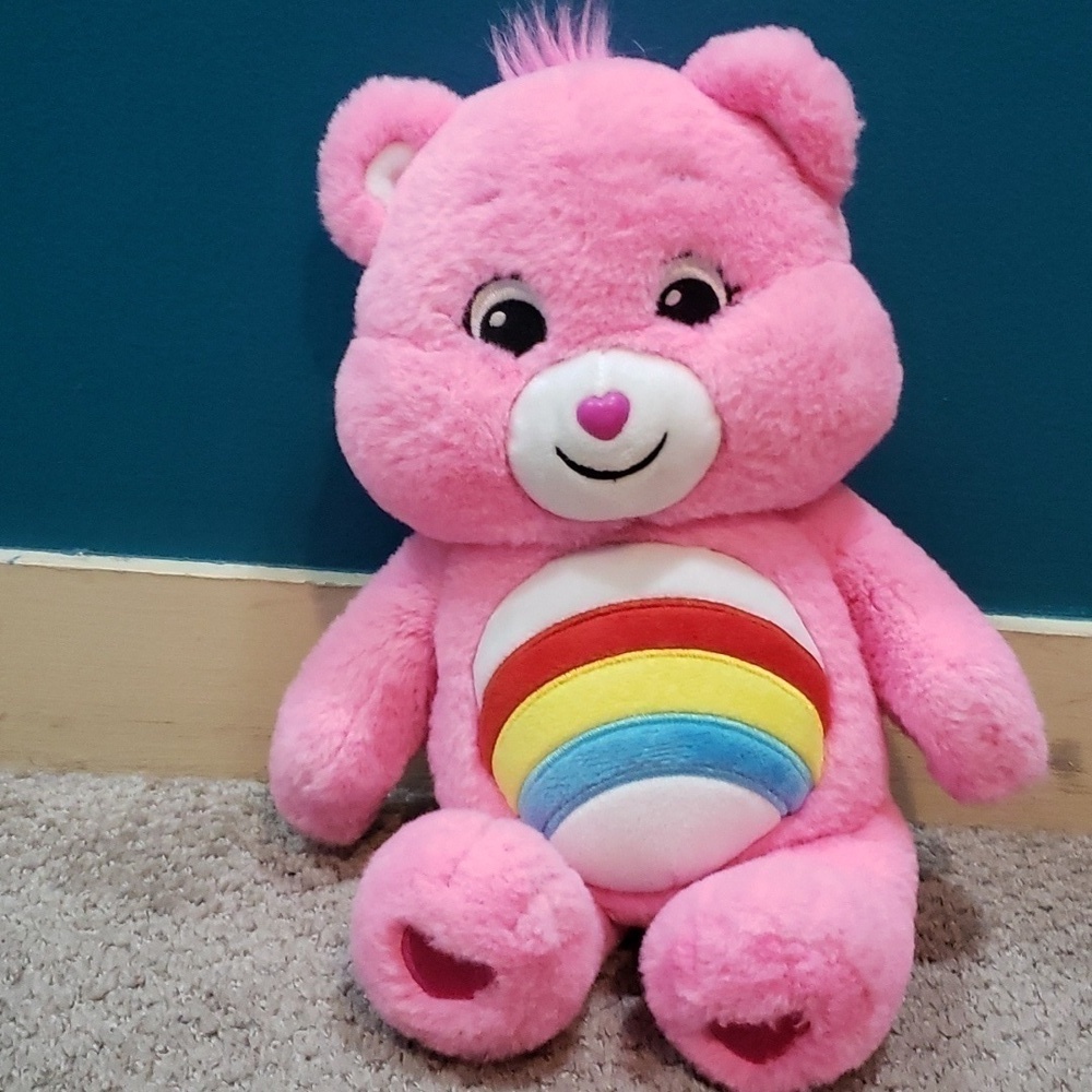 CARE bears 2020 basic fun 14 inch cheer bear plushie
